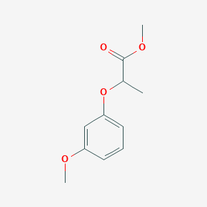 molecular formula C11H14O4 B13904455 Methyl 2-(3-methoxyphenoxy)propanoate 