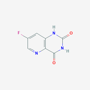 molecular formula C7H4FN3O2 B13904523 7-Fluoropyrido[3,2-d]pyrimidine-2,4(1H,3H)-dione 