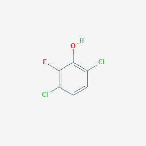 molecular formula C6H3Cl2FO B1390456 3,6-Dichloro-2-fluorophenol CAS No. 916420-67-2