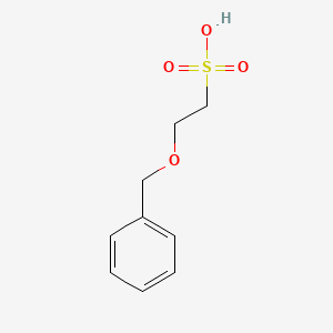 molecular formula C9H12O4S B13904578 2-Benzyloxyethanesulfonic acid 