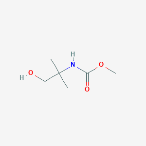 molecular formula C6H13NO3 B13904597 Methyl (1-hydroxy-2-methylpropan-2-yl)carbamate 