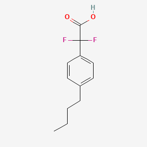 molecular formula C12H14F2O2 B13904623 (4-Butylphenyl)difluoroacetic acid 