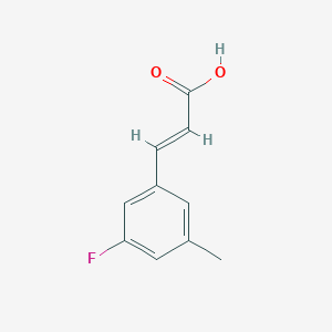 molecular formula C10H9FO2 B1390463 3-Fluoro-5-methylcinnamic acid CAS No. 773132-32-4