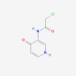 2-Chloro-N-(4-hydroxypyridin-3-yl)acetamide
