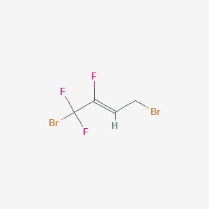 molecular formula C4H3Br2F3 B13904901 (Z)-1,4-Dibromo-1,1,2-trifluoro-2-butene 