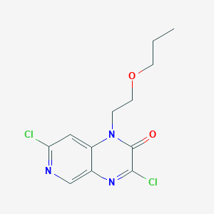 3,7-dichloro-1-(2-propoxyethyl)pyrido[3,4-b]pyrazin-2(1H)-one
