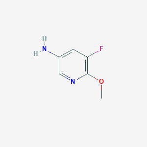 molecular formula C6H7FN2O B1390502 3-Amino-5-fluoro-6-methoxypyridine CAS No. 886372-63-0