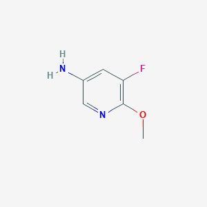 molecular formula C6H7FN2O B1390502 5-Fluoro-6-methoxypyridin-3-amine CAS No. 886372-63-0