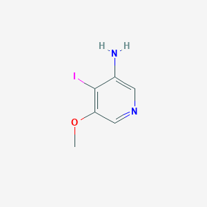 molecular formula C6H7IN2O B1390506 4-碘-5-甲氧基吡啶-3-胺 CAS No. 1045855-66-0