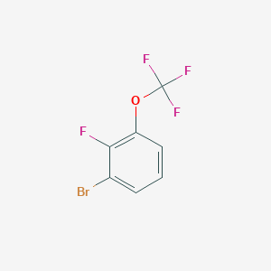 molecular formula C7H3BrF4O B1390509 1-Bromo-2-fluoro-3-(trifluoromethoxy)benzene CAS No. 1033202-63-9