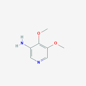 molecular formula C7H10N2O2 B1390517 4,5-Dimethoxypyridin-3-amine CAS No. 1087659-17-3