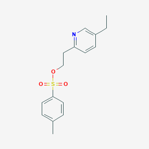 molecular formula C16H19NO3S B139052 2-(5-乙基-2-吡啶基)乙基对甲苯磺酸酯 CAS No. 144809-27-8
