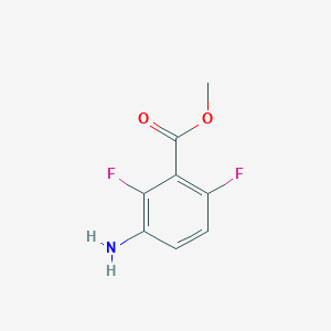 molecular formula C8H7F2NO2 B1390522 3-氨基-2,6-二氟苯甲酸甲酯 CAS No. 84832-02-0