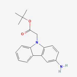 tert-butyl (3-amino-9H-carbazol-9-yl)acetate
