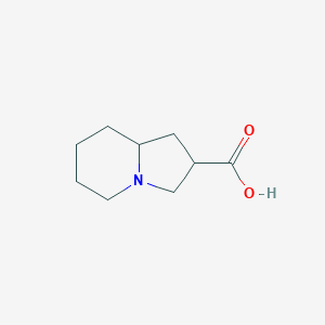 molecular formula C9H15NO2 B1390549 Octahydroindolizine-2-carboxylic acid CAS No. 103521-84-2