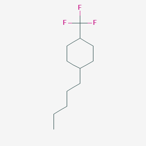 molecular formula C12H21F3 B1390556 trans-1-n-Pentyl-4-(trifluoromethyl)cyclohexane CAS No. 1212501-63-7