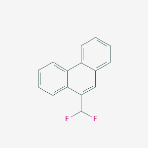molecular formula C15H10F2 B1390567 9-(Difluoromethyl)phenanthrene CAS No. 1186195-18-5