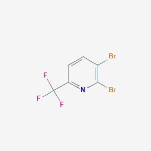 molecular formula C6H2Br2F3N B1390578 2,3-Dibromo-6-(trifluoromethyl)pyridine CAS No. 1159512-35-2