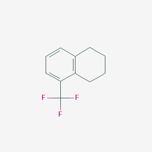 molecular formula C11H11F3 B1390582 5-(trifluoromethyl)-1,2,3,4-tetrahydronaphthalene CAS No. 1204295-76-0