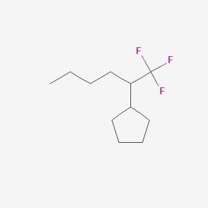 molecular formula C11H19F3 B1390588 (1-Trifluoromethyl-pentyl)cyclopentane CAS No. 1099598-17-0