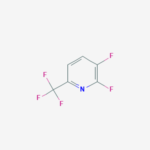 molecular formula C6H2F5N B1390593 2,3-二氟-6-(三氟甲基)吡啶 CAS No. 1159512-37-4