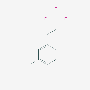 molecular formula C11H13F3 B1390594 1,2-Dimethyl-4-(3,3,3-trifluoropropyl)benzene CAS No. 1099597-42-8