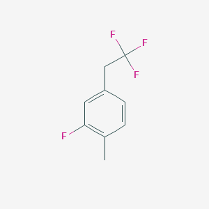 molecular formula C9H8F4 B1390599 2-Fluoro-1-methyl-4-(2,2,2-trifluoroethyl)benzene CAS No. 1099597-37-1