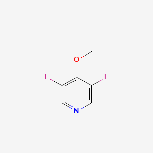 molecular formula C6H5F2NO B1390603 3,5-Difluoro-4-methoxypyridine CAS No. 1186195-24-3
