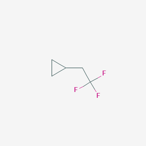 molecular formula C5H7F3 B1390611 (2,2,2-Trifluoroethyl)cyclopropane CAS No. 3096-54-6