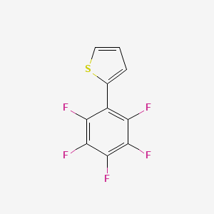 molecular formula C10H3F5S B13906171 2-(Perfluorophenyl)thiophene 