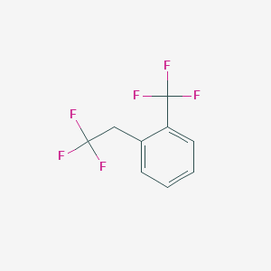 molecular formula C9H6F6 B1390619 1-(2,2,2-Trifluoroethyl)-2-(trifluoromethyl)-benzene CAS No. 1099597-25-7