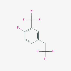 1-Fluoro-4-(2,2,2-trifluoroethyl)-2-(trifluoromethyl)benzene