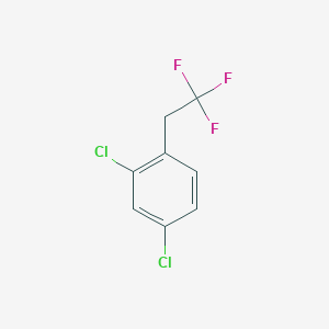 molecular formula C8H5Cl2F3 B1390621 2,4-Dichloro-1-(2,2,2-trifluoroethyl)-benzene CAS No. 1092350-09-8