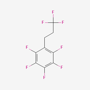 molecular formula C9H4F8 B1390630 1,2,3,4,5-五氟-6-(3,3,3-三氟丙基)-苯 CAS No. 1099597-57-5