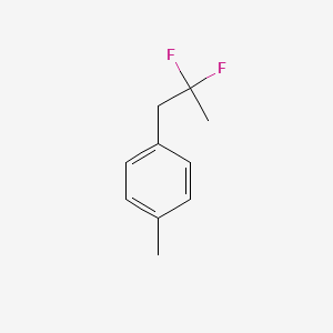 molecular formula C10H12F2 B1390637 1-(2,2-Difluoropropyl)-4-methylbenzene CAS No. 1138445-50-7