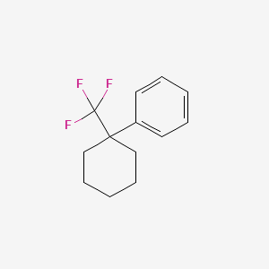molecular formula C13H15F3 B1390648 (1-[Trifluoromethyl]cyclohexyl)benzene CAS No. 1186195-04-9
