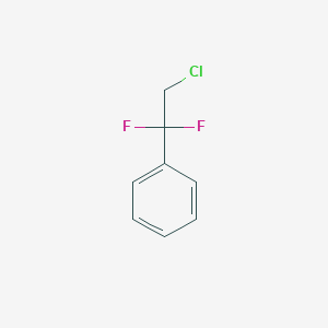 molecular formula C8H7ClF2 B1390658 (2-Chloro-1,1-difluoroethyl)benzene CAS No. 55805-08-8