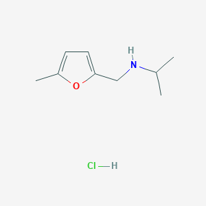 molecular formula C9H16ClNO B1390660 [(5-Methylfuran-2-yl)methyl](propan-2-yl)amine hydrochloride CAS No. 858796-53-9