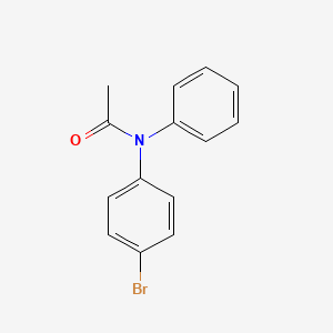 molecular formula C14H12BrNO B13906705 N-(4-Bromophenyl)-N-phenylacetamide CAS No. 29325-58-4