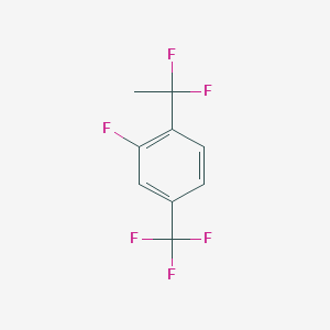 1-(1,1-Difluoroethyl)-2-fluoro-4-(trifluoromethyl)benzene