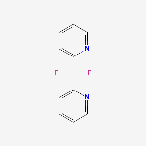 molecular formula C11H8F2N2 B1390675 2-[二氟(吡啶-2-基)甲基]吡啶 CAS No. 1204295-70-4