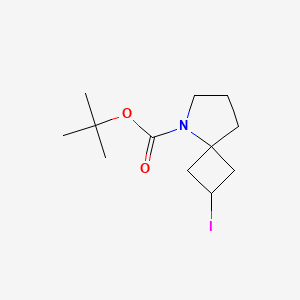 molecular formula C12H20INO2 B13906800 tert-Butyl 2-iodo-5-azaspiro[3.4]octane-5-carboxylate 