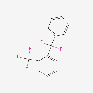 molecular formula C14H9F5 B1390684 1-(Difluorophenylmethyl)-2-(trifluoromethyl)benzene CAS No. 1138445-39-2