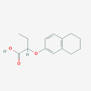 2-((5,6,7,8-Tetrahydronaphthalen-2-yl)oxy)butanoic acid