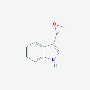 molecular formula C10H9NO B139070 3-(oxiran-2-yl)-1H-indole CAS No. 129225-30-5