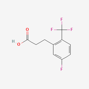 3-[5-Fluoro-2-(trifluoromethyl)phenyl]propionic acid