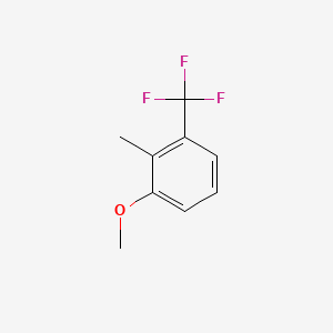 molecular formula C9H9F3O B1390703 2-Methyl-3-(trifluoromethyl)anisole CAS No. 1017778-02-7