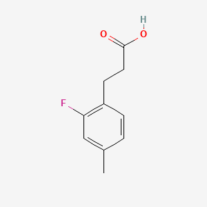 molecular formula C10H11FO2 B1390707 3-(2-Fluoro-4-methylphenyl)propionic acid CAS No. 852181-17-0