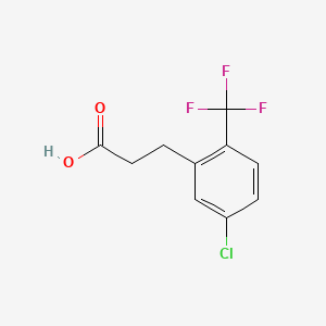 3-[5-Chloro-2-(trifluoromethyl)phenyl]propionic acid