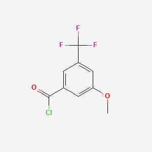3-Methoxy-5-(trifluoromethyl)benzoyl chloride